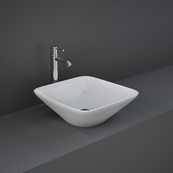 RAK-VARIANT | Squared Countertop washbasin without tap hole | Wash basins | RAK Ceramics