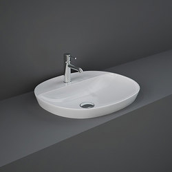 RAK-VARIANT | Oval Drop in Washbasin with tap hole | Wash basins | RAK Ceramics