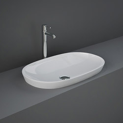 RAK-VARIANT | Oval Elongated Drop in Washbasin without tap hole | Wash basins | RAK Ceramics