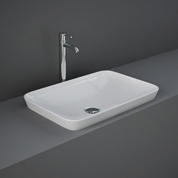 RAK-VARIANT | Rectangle Drop in Washbasin without tap hole | Wash basins | RAK Ceramics