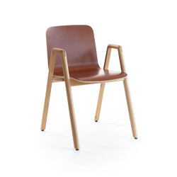 Naku Stack Chair, leather | stackable | Inno