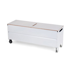 CMB | Chest Bench, light grey RAL 7035 | Benches | Magazin®