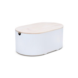 Krume | bread box, pure white RAL 9010 | Accessori cucina | Magazin®
