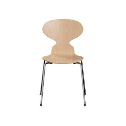 Ant™ | Chair | 3101 | Beech | Chrome base | Sedie | Fritz Hansen