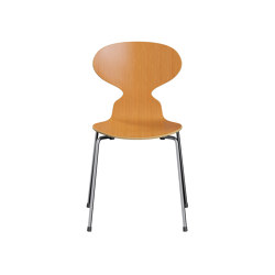 Ant™ | Chair | 3101 | Oregon pine | Chrome base | Chairs | Fritz Hansen