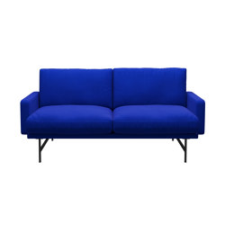 Lissoni Sofa™ | PL112S | Textile | Black steel base