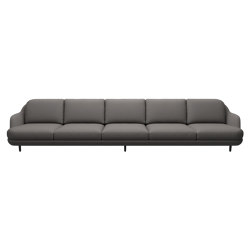 Lune™ | Sofa | JH500 | Textile | Black coloured oak base