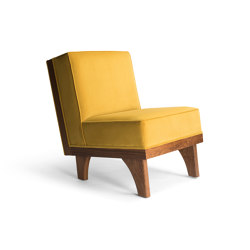 Line Lounge Chair - Velvet | Armchairs | Luteca