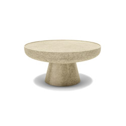 Pigalle Travertine M Size Concrete Coffee Table | Coffee tables | SNOC