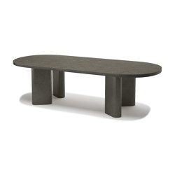 Huxley Concrete Anthracite Dining Table For 8 | Dining tables | SNOC