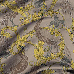 Arcadia Fabric - Brown | Drapery fabrics | Feathr