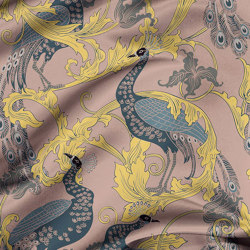 Arcadia Fabric - Pink | Drapery fabrics | Feathr