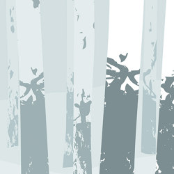 Birch Forest - Blue | Wandbilder / Kunst | Feathr
