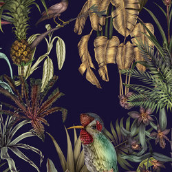 Birds Birds - Deep Blue | Revêtements muraux / papiers peint | Feathr
