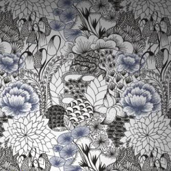 Bloom - Blue | Revêtements muraux / papiers peint | Feathr