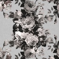 Bloom Garden - Grey | Carta parati / tappezzeria | Feathr