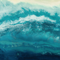 Blue Hawaiian - Original | Wandbilder / Kunst | Feathr