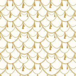 Boudoir - White Gold | Wall coverings / wallpapers | Feathr