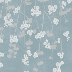 Cherry Blossom - Duck Egg | Wall coverings / wallpapers | Feathr