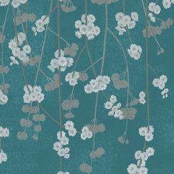 Cherry Blossom - Jade | Carta parati / tappezzeria | Feathr