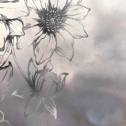 Dahlia Blossom - Light | Colour grey | Feathr
