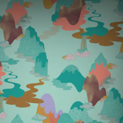 Dreamscape - Aqua Mist | Revestimientos de paredes / papeles pintados | Feathr