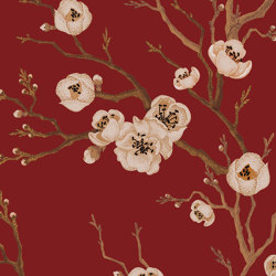 Eastern Secret Fabric - Red | Curtain fabrics | Feathr