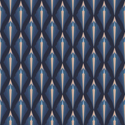 Ex Tenebris Lux - Azure | Wall coverings / wallpapers | Feathr