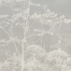 Floral Meadow - Cream | Colour grey | Feathr