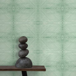 Folds - Green | Wall coverings / wallpapers | Feathr
