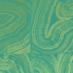 Geode Metallic - Emerald Gold | Revestimientos de paredes / papeles pintados | Feathr