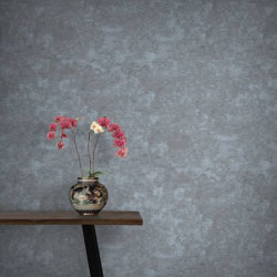Grattage - Teal Grey | Wall coverings / wallpapers | Feathr