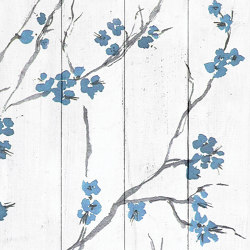 Himeji - Blue | Carta parati / tappezzeria | Feathr