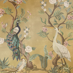 Hirosaki - Gold | Wall coverings / wallpapers | Feathr