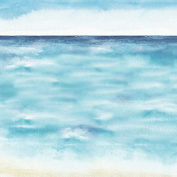 Horizon Sea - Original | Peintures murales / art | Feathr
