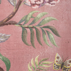 Kubla Khan Fabric - Rose | Tissus de décoration | Feathr