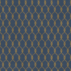 Mansfield - Navy | Wall coverings / wallpapers | Feathr