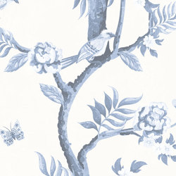 Matsumoto - Blue | Revestimientos de paredes / papeles pintados | Feathr