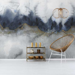 Mystic - Grey | Wall coverings / wallpapers | Feathr