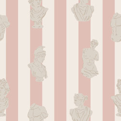 Pantheon - Pink | Wall coverings / wallpapers | Feathr