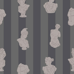 Pantheon - Steel Grey | Wall coverings / wallpapers | Feathr