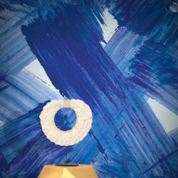 Plato - Deep Blue | Revestimientos de paredes / papeles pintados | Feathr
