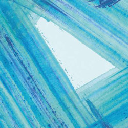Plato II - Blue | Revestimientos de paredes / papeles pintados | Feathr