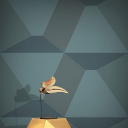 Polly Gone! - Teal | Wall coverings / wallpapers | Feathr