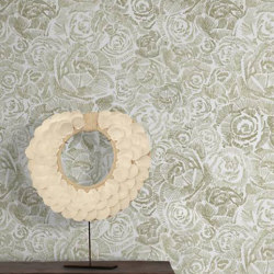 Porcelain Roses - Stone | Wall coverings / wallpapers | Feathr