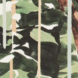 Raindrops - Vintage Green | Quadri / Murales | Feathr