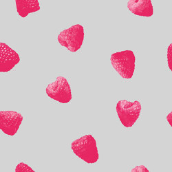 Raspberry Pop - Pink | Wall coverings / wallpapers | Feathr