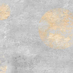 Shimmer Circle - Gold | Carta parati / tappezzeria | Feathr