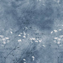 Summer Fields - Blue | Wall coverings / wallpapers | Feathr