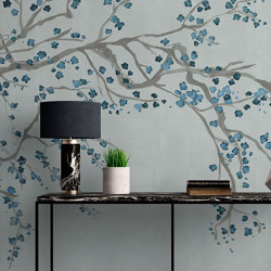 Takeda - Azure | Wall coverings / wallpapers | Feathr